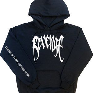 Xxxtentacion Revenge Hoodie Black w/ Solid White